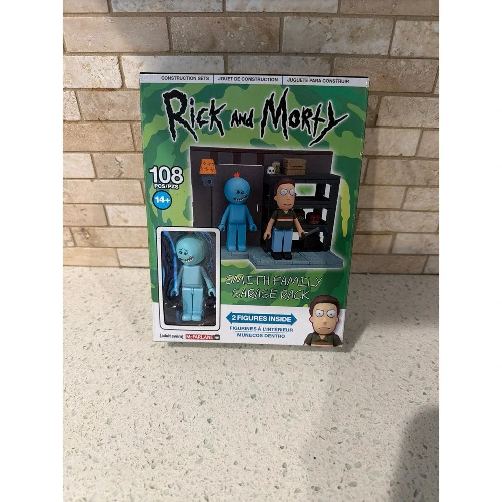 Rick Morty Garage Rack‎ Construction Set McFarlane 108pc